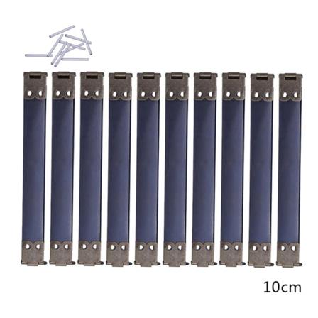 10 st Vintage metall intern Flex ram Kiss Spänne Lås för DIY Craft Myntväska Handväska Väska Gångjärn Sömnad Tillverkning Hardware Bronze 10cm
