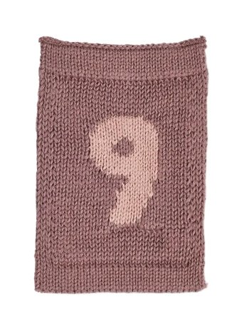 Smallstuff Knitted Flag, 9, Rose - Pink - ONE SIZE