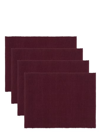 Uni Place Mat Burgundy LINUM