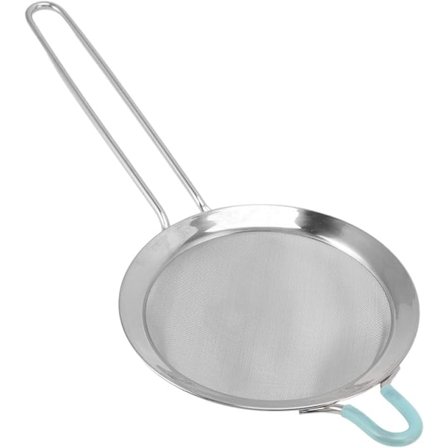 Mesh Si 60 Mesh Dørslag Mad Siler Stål Håndholdt Fin Si Sigte til Te Kaffe (20 cm)