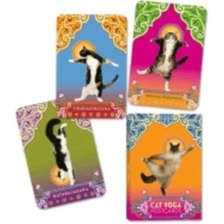 Cat yoga postcards 9780307395429