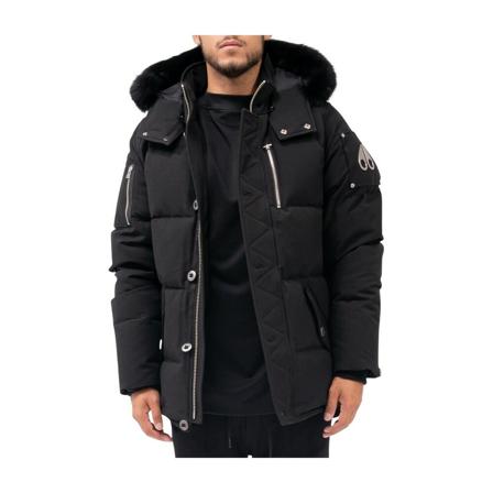 Moose Knuckles, Winter Jackets Zwart, Heren, Maat:M