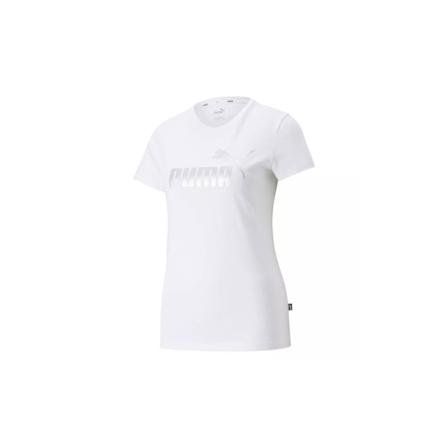 Shirts Puma Ess Metallic Logo Tee Vit 164 - 169 Cm/s