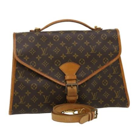 Louis Vuitton Vintage, Pre-owned Bag Bruin, Dames, Maat:ONE Size,leer
