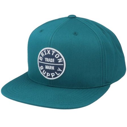 Brixton - Blå snapback Keps - Oath III Silver Pine Snapback @ Hatstore