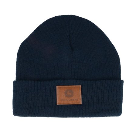 John Deere - Blå cuff Beanie - Kids Acrylic Knit Beanie Navy Cuff @ Hatstore
