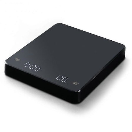 3 kg 0,1 g Kaffevekt 0,1 g Kaffeskala med Timer Digital Kjøkkenvekt Høy Presisjon LCD Vekt Husholdningskaffevekt -Sy