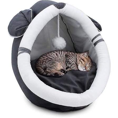 2-i-1 Kattehule Seng Varme Innendørs Senger Liten Katt Hund Kanin