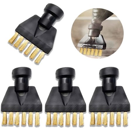 4 stk. Fugebørster til Kärcher, Damprenser Tilbehør til Kärcher SC1, SC2, SC3, SC4, SC5, til Kärcher Damprensere Brus