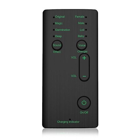 7 forskjellige lydendringer stemmeveksler enhet lydkontakt mini stemme for telefon