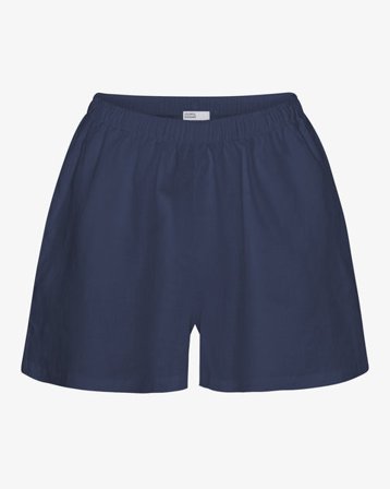 Linen Shorts - Marine Blue - Female - XL