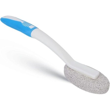 Pimpsten Toiletbørste, Med Ekstra Langt Håndtag Hårdt Vand Toiletkumme Ringfjerner Kalkfjerner