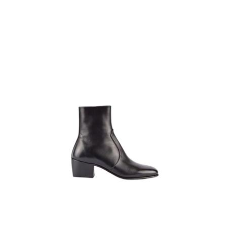 Saint Laurent James Zip Laarzen , Zwart , Dames , Maat: 36 EU High heels