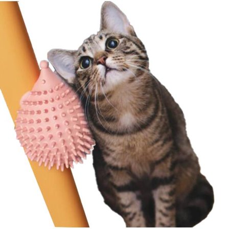 2ST Cat Corner Hair Scratcher Pet Leksaker