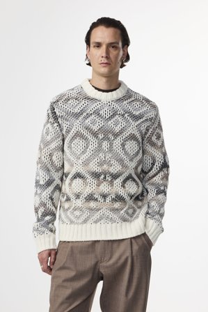 NN.07 Brady Sweater Male White