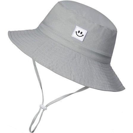 Baby Solhat Smilende Ansigt UPF 50+ Spædbarn Bøllehat til Drenge Piger