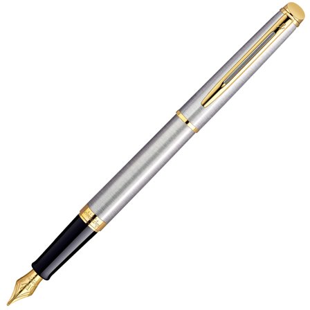Waterman Hémisphère Steel/Gold Fountain Pen Fine