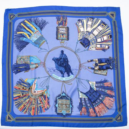 Hermès Vintage Pre-owned Scarf blå, Dam Vintage Accessoarer, Dam, Storlek: ONE SIZE