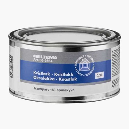 Biltema - Kvistlakk hvit 300 ml