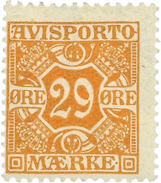 Danmark 1915 - Avisportomærke AFA 17 - Ubrugt