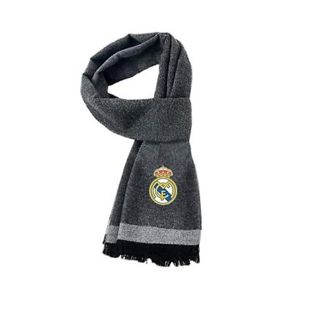 Real Madrid Fotballskjerf Varmt Vinterskjerf Bib Kasjmir grey