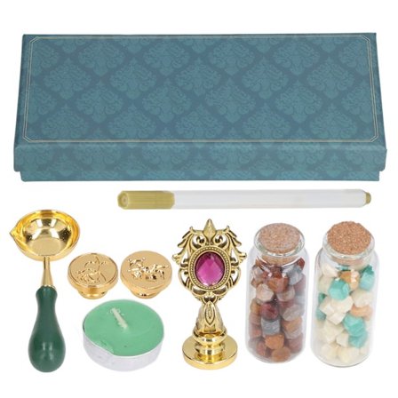 Vaha sinettisarja Kirkas kaiverrus Irrotettava kahva Hieno vahamainen Hieno työnjälki Sinettivaha uuniSP272 Antiikki kulta Amarantti Timanttikahva