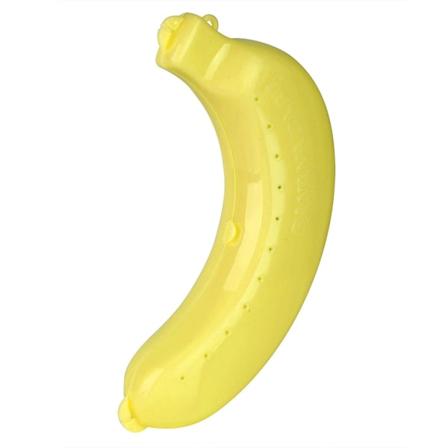 Söt 3 färger frukt banan skydd låda hållare fall lunch behållare förvaring ny