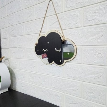 Trefarget Akryl Sky Barn Foto Soverom Speil Vegg