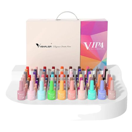 Nagel Gel Polish Kit, HEMA-fri, Självutjämnande, VIP4 hema-fritt kit
