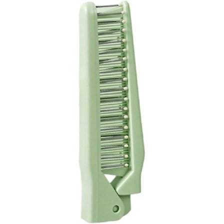 Fällbar Hårfrisyrkam, Resekam för Håruträtning, Bärbar Dubbelsidig Kam, Elastisk Mjuk Kam för