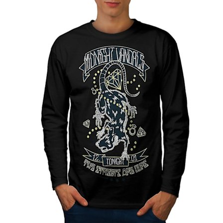 Måndag Vandals män Långärmad T-shirt