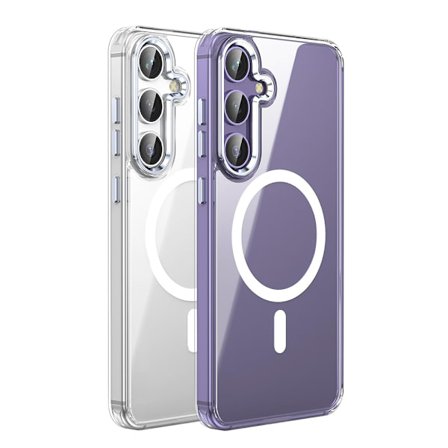 Samsung Galaxy S25 FE silikonskal, magnetiskt skal, Airbag-skal