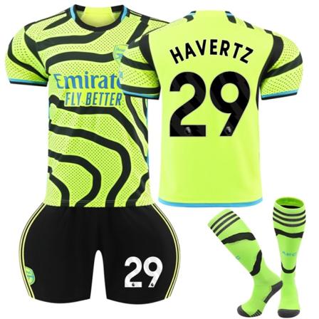23-24 Arsenal Away -lasten jalkapallopaitasarja nro 29 HAVERTZ- Perfet nr 29 HAVERTZ 12-13 Years
