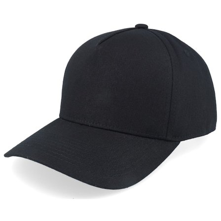 Equip - Svart adjustable Caps - Blank Black A-frame Adjustable @ Hatstore