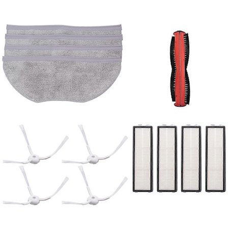 För S10T Robotdammsugare STFCRO1SZ Reservdelar Sidoborste Hepa Filter Mopp Ersättning [DB]