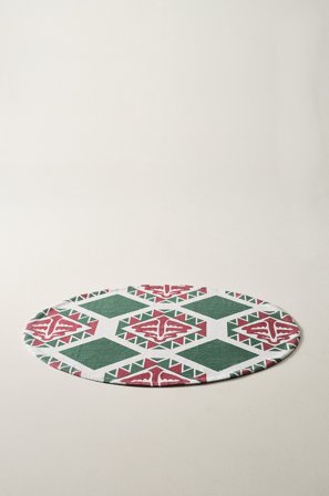 Jotex - Merry Glattvevd Teppe, Diameter 110 Cm Polyester Multi VERY - Kjøp Glattvevde tepper hos Jotex