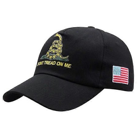 Nyhet Anländer Dont Tread On Me Tea Party Ormskinnsmönstrad Snapback Keps Trucker Utomhus Baseballkepsar Kostymhattar