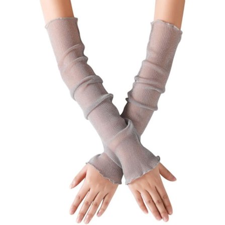 Kølende Armsleeves til Kvinder UV Solbeskyttelse Piger Anti-Slip Armsleeve Sportsleeve til Cykling Løbetur Golf Rejse Shopping