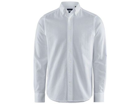 Oxfordskjorta Porto reg vit L - Lyreco - Yrkeskläder - Skjortor och blusar - Skjortor
