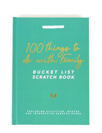 Gift Republic | Scratch Book Bucketlist Family | ONE SIZE