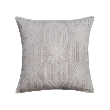 Koristeellinen tyynynpäällinen 50x50 cm beige kangas