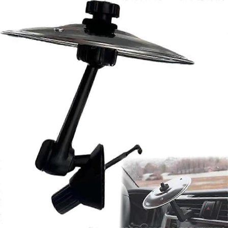 Mini Bil Trommesymbal, Clip-on Luftventil Tilbehør, Musikalsk Dekor for Alle Kjøretøy(h})