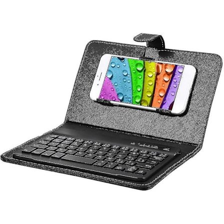 Langaton Bluetooth näppäimistö puhelimeen, kannettava Bluetooth mininäppäimistö case Taitettava näppäimistö 6 leveydelle 9,5 cm Bluetooth kenno P