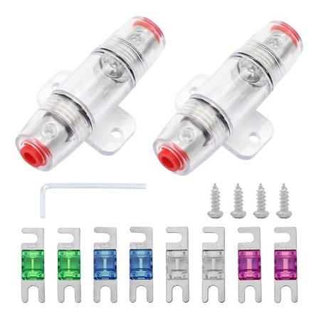 30-100a Stereo Audio Enkelriktad ANL Säkringshållare Strömfördelning