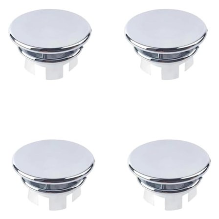 Tropinetous låg til håndvask, 4 stk. vask overflødsring, prop for fuld vask, overløbsdæksel til rundt vaskhul, til vask,