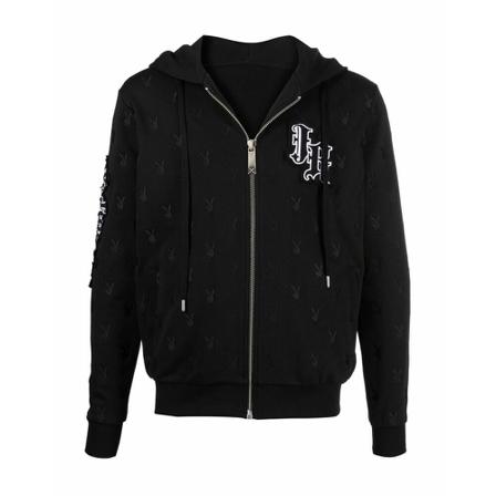Richmond, Felpa ml Zwart, Heren, Maat:L
