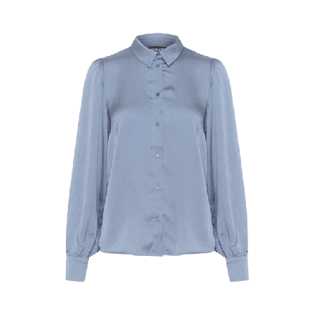 Soaked In Luxury SLParis Shirt Skjortor Dam Blå XXL