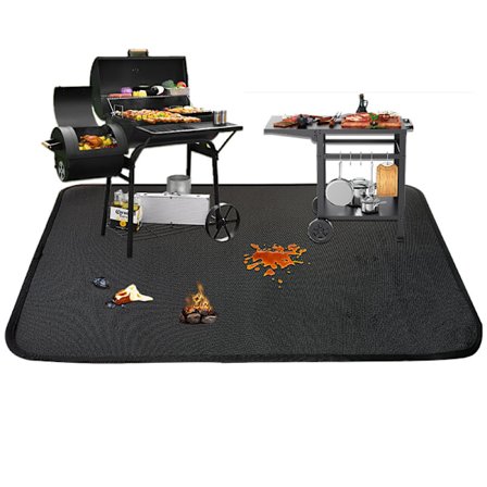 INF Brandsikker og varmebestandig grillmåtte - ekstra stor 80"x48"