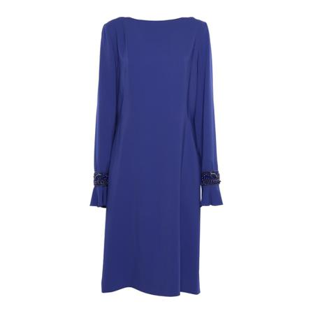 Alberta Ferretti Midi Kjole Blå, Dame