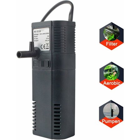 Akvariefilter Intern Filter Intern Filterpumpe med Spray R